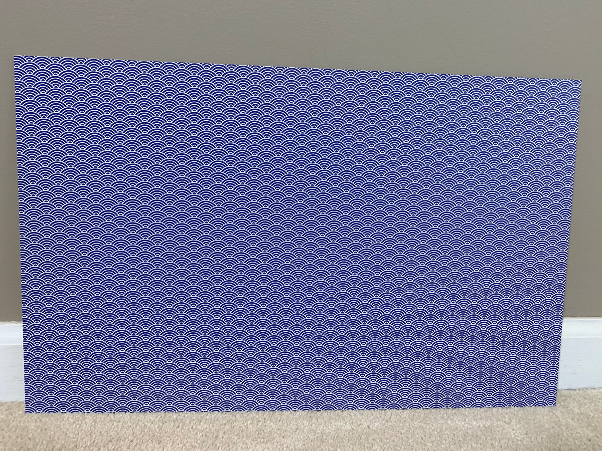 PatternPly® Full Coverage Blue Seigaiha product photo 4