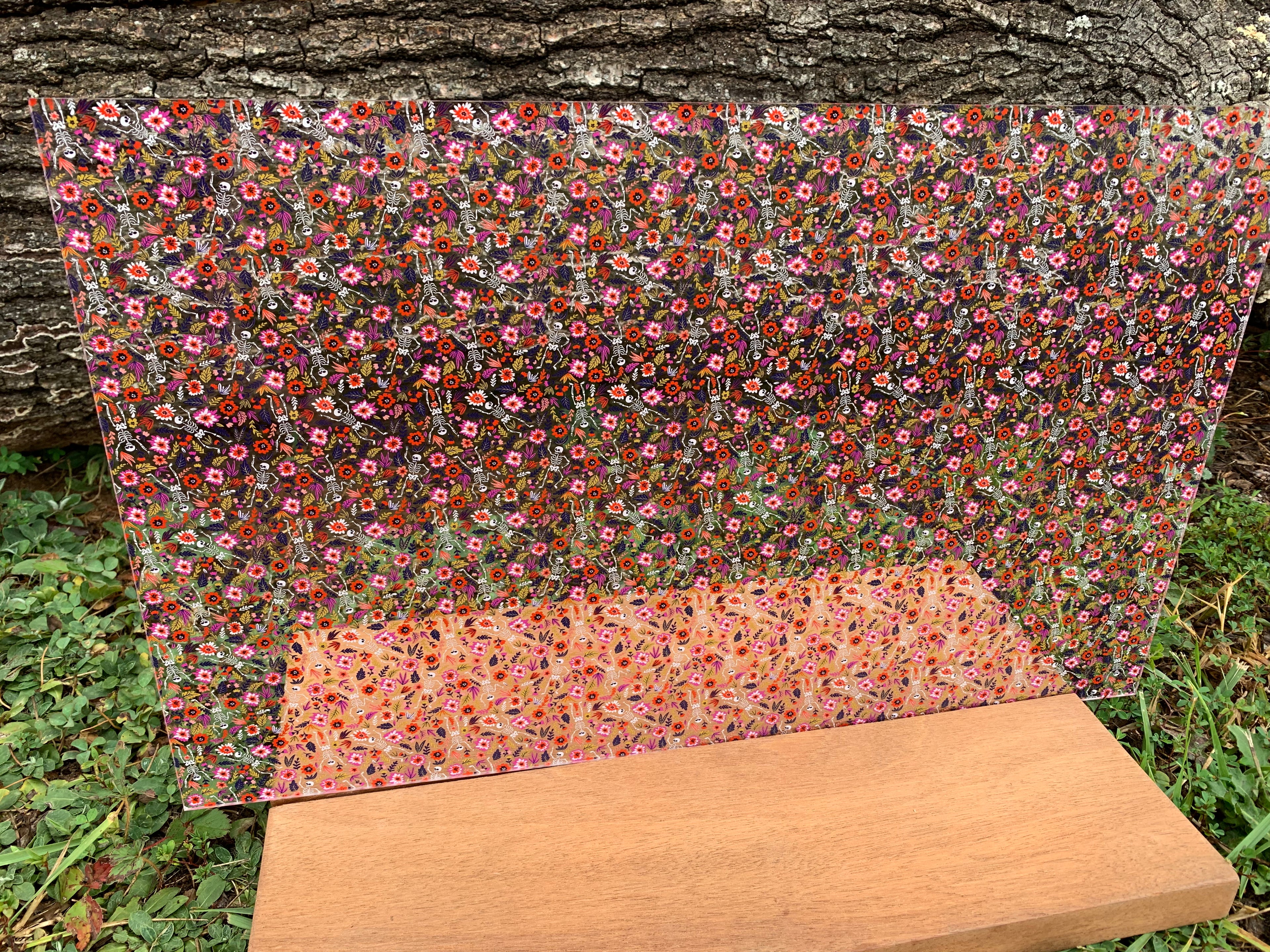PatternPly® Scattered Skeletons and Flowers product photo 4