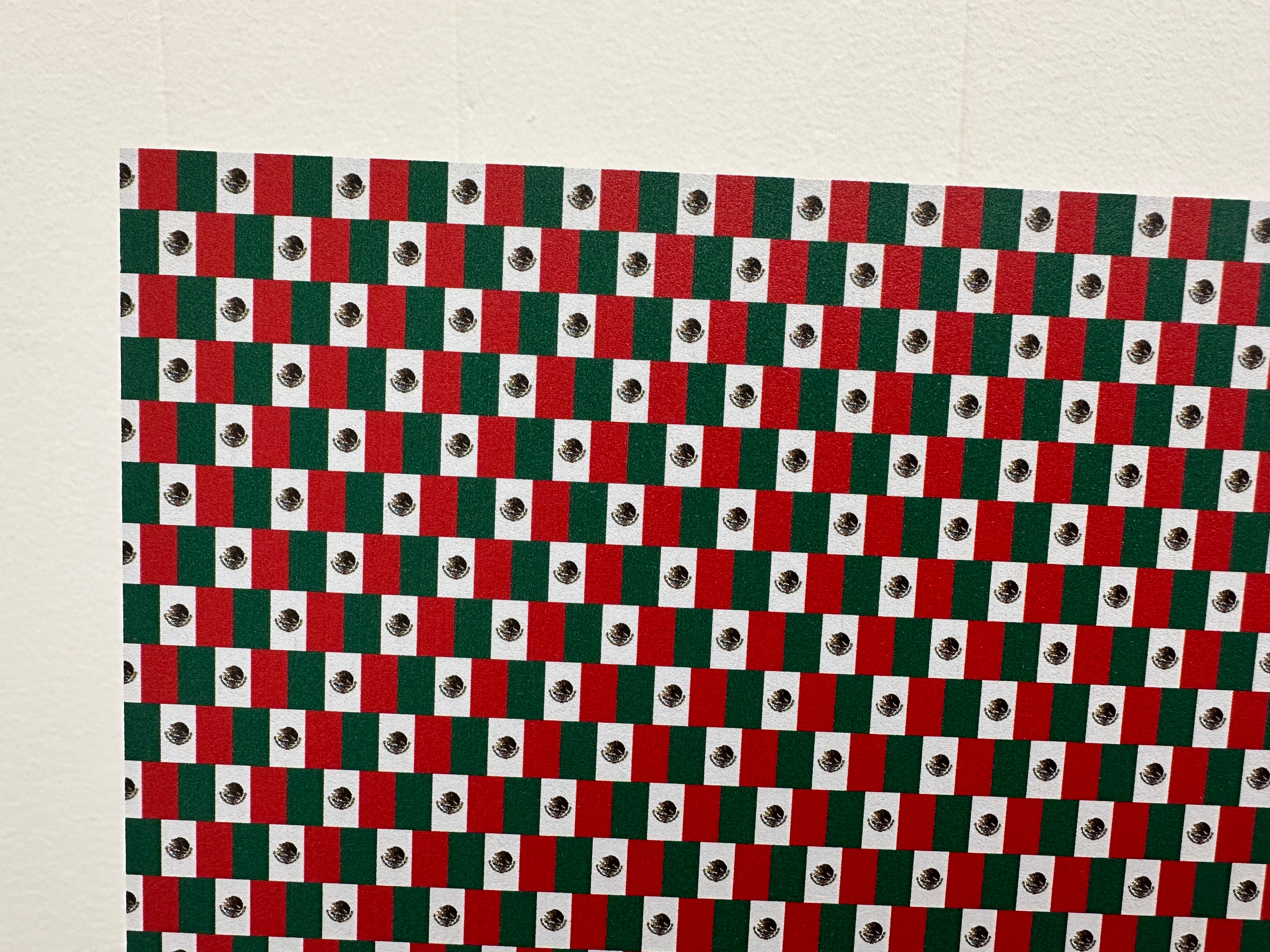 PatternPly® Full Coverage Mexico Flag sheet showing the pattern