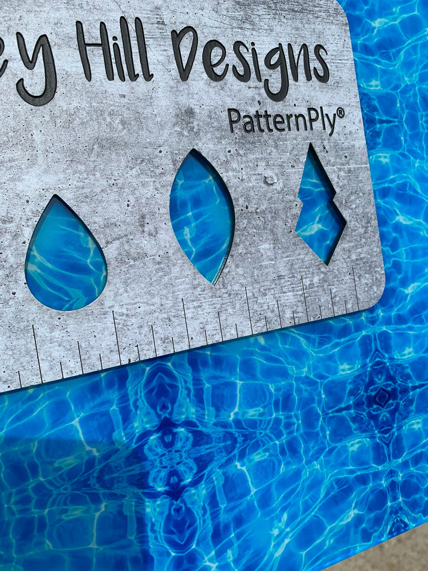 PatternPly® Acrylic Micro Water, Two Sided on Clear
