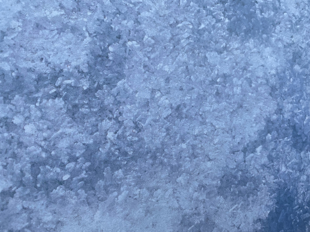 PatternPly® Full Coverage Snow Pile sheet showing the pattern