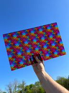 PatternPly® Transparent Shattered Rainbow Glass sheet showing the pattern