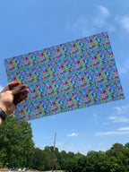 PatternPly® Transparent Pastel Stained Glass sheet showing the pattern