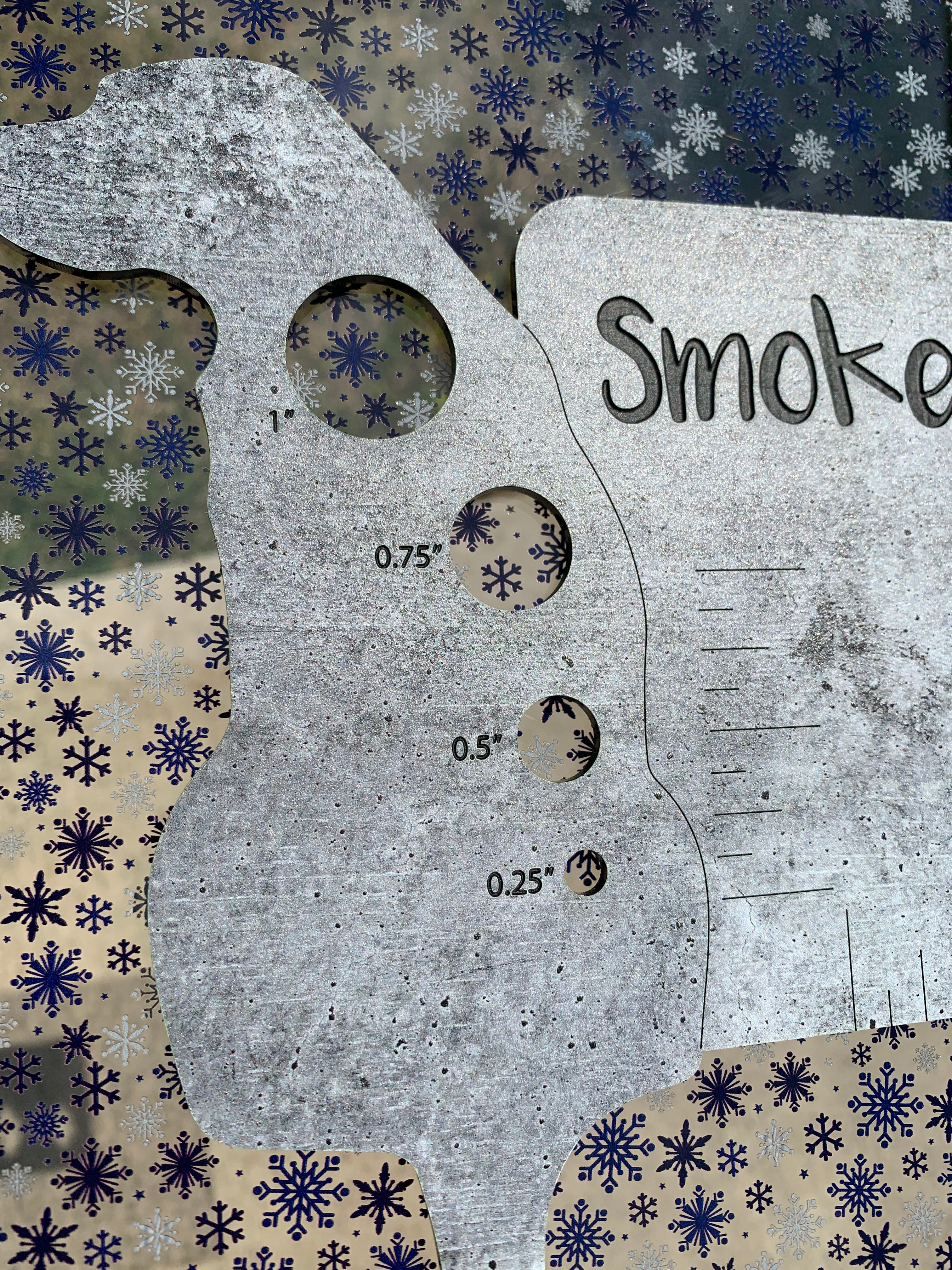 PatternPly® Scattered Navy Blue Snowflakes product photo 3