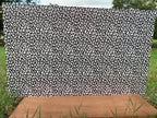 PatternPly® Full Coverage Black and White Leopard sheet showing the pattern