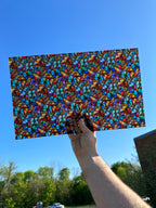 PatternPly® Transparent Colorful Butterflies sheet showing the pattern