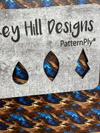 PatternPly® Full Coverage Blue Resin Pour Walnut product photo 3