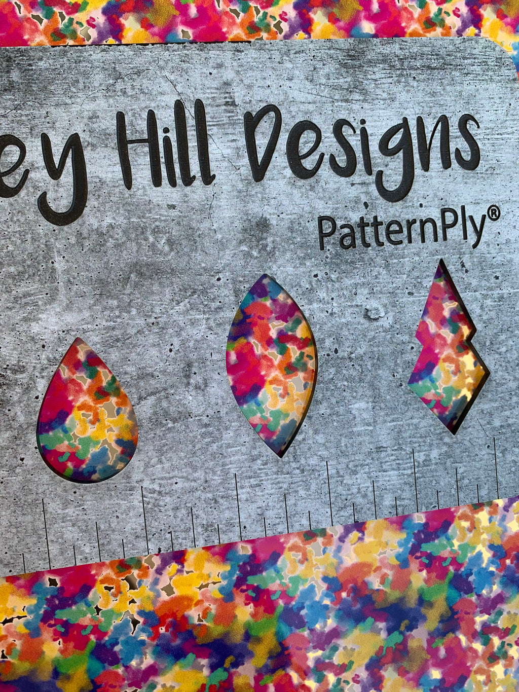 PatternPly® Scattered Sponged Color Palette sheet showing the pattern
