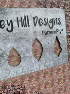 PatternPly® Scattered Micro Dusty Pink Floral sheet showing the pattern