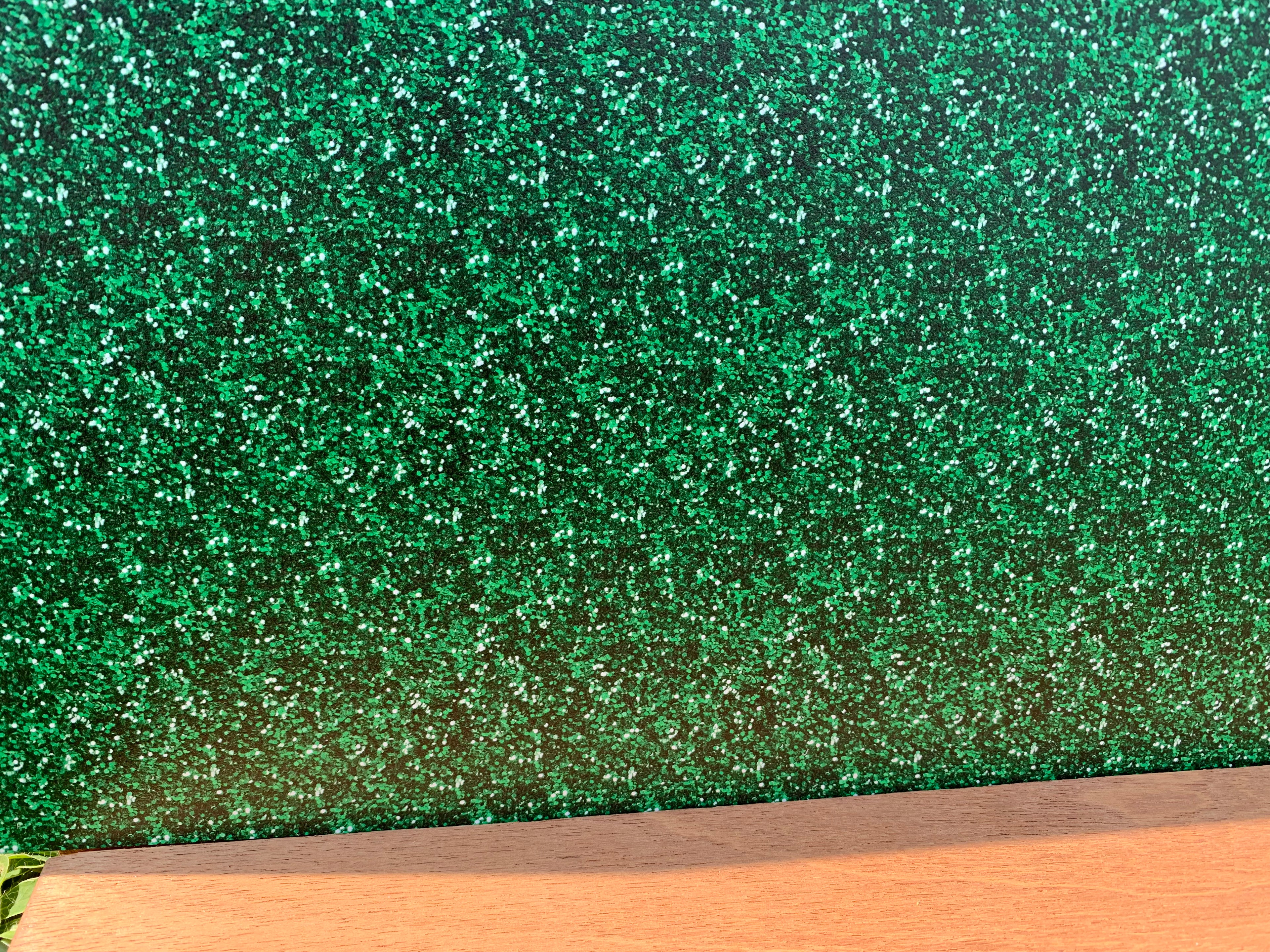 PatternPly® Full Coverage Green Glitter* sheet showing the pattern