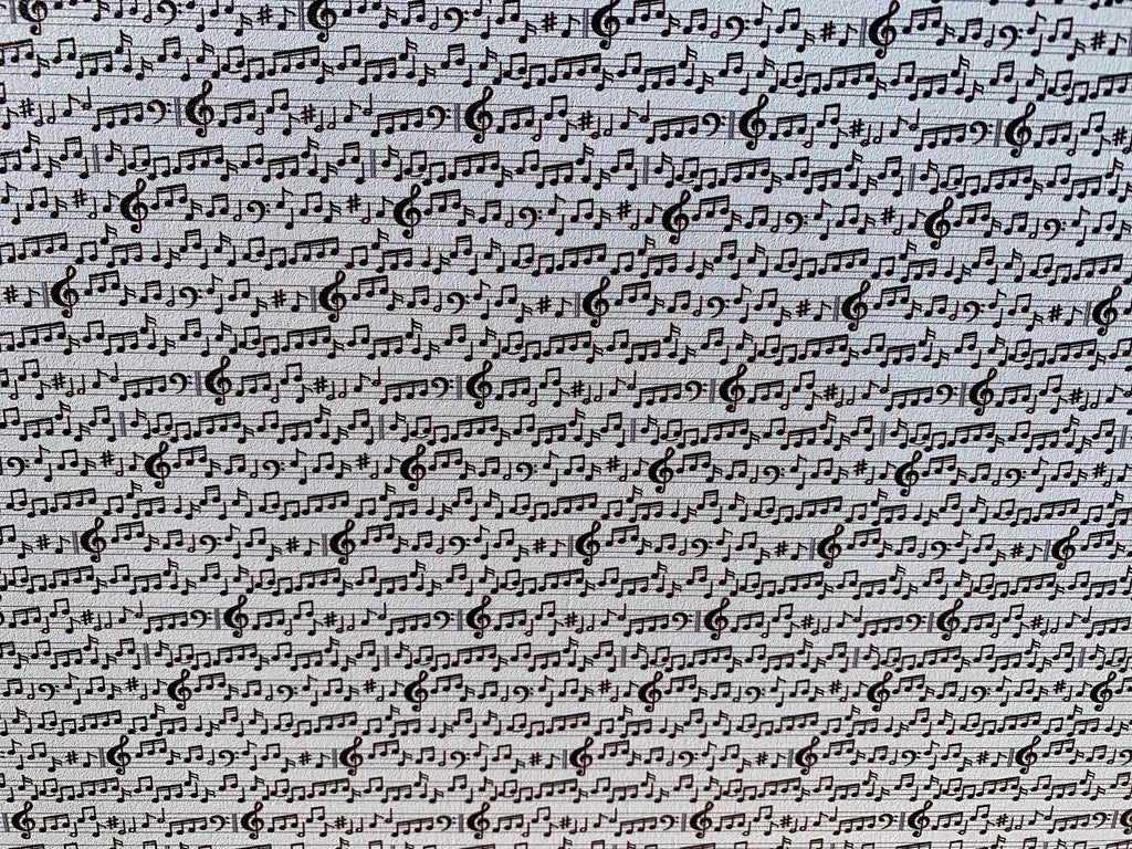 PatternPly® Full Coverage Micro Sheet Music sheet showing the pattern