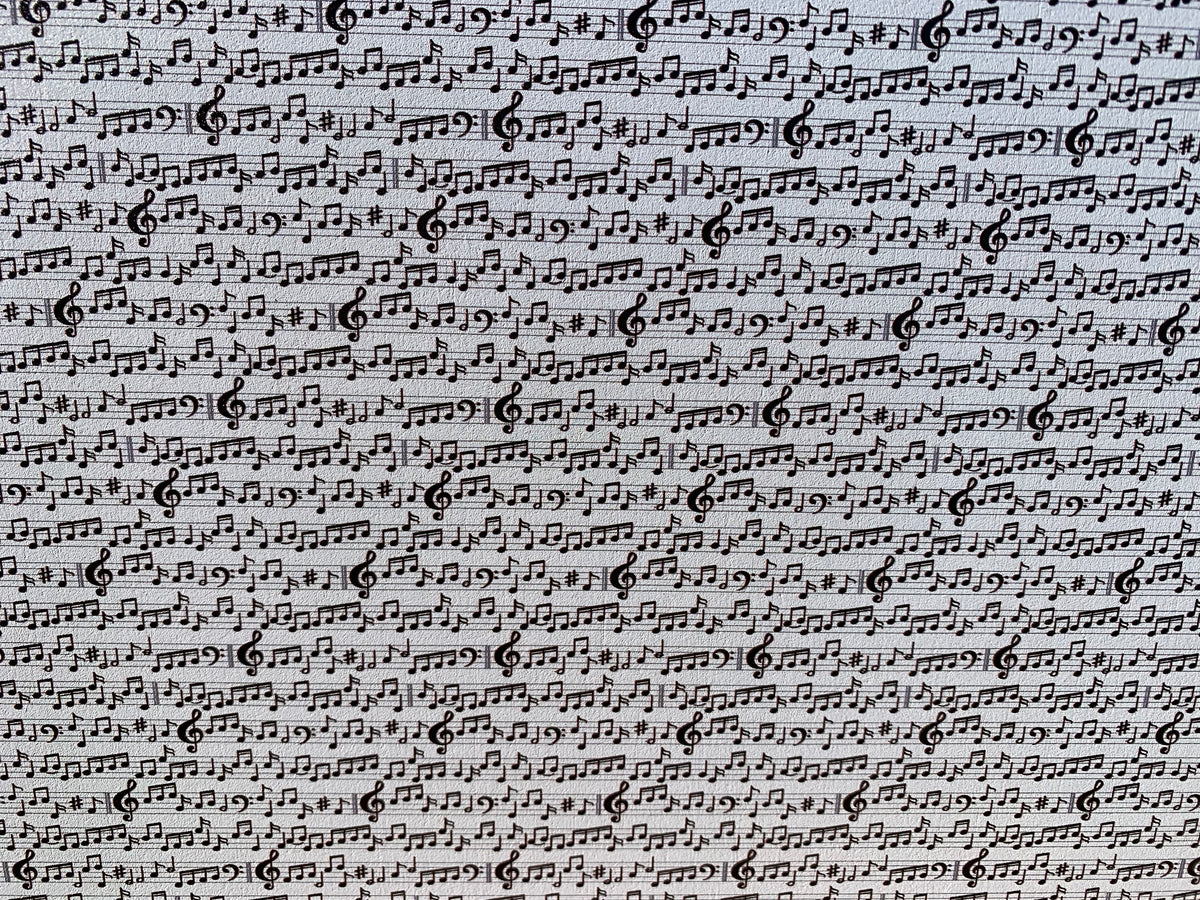 PatternPly® Full Coverage Micro Sheet Music sheet showing the pattern