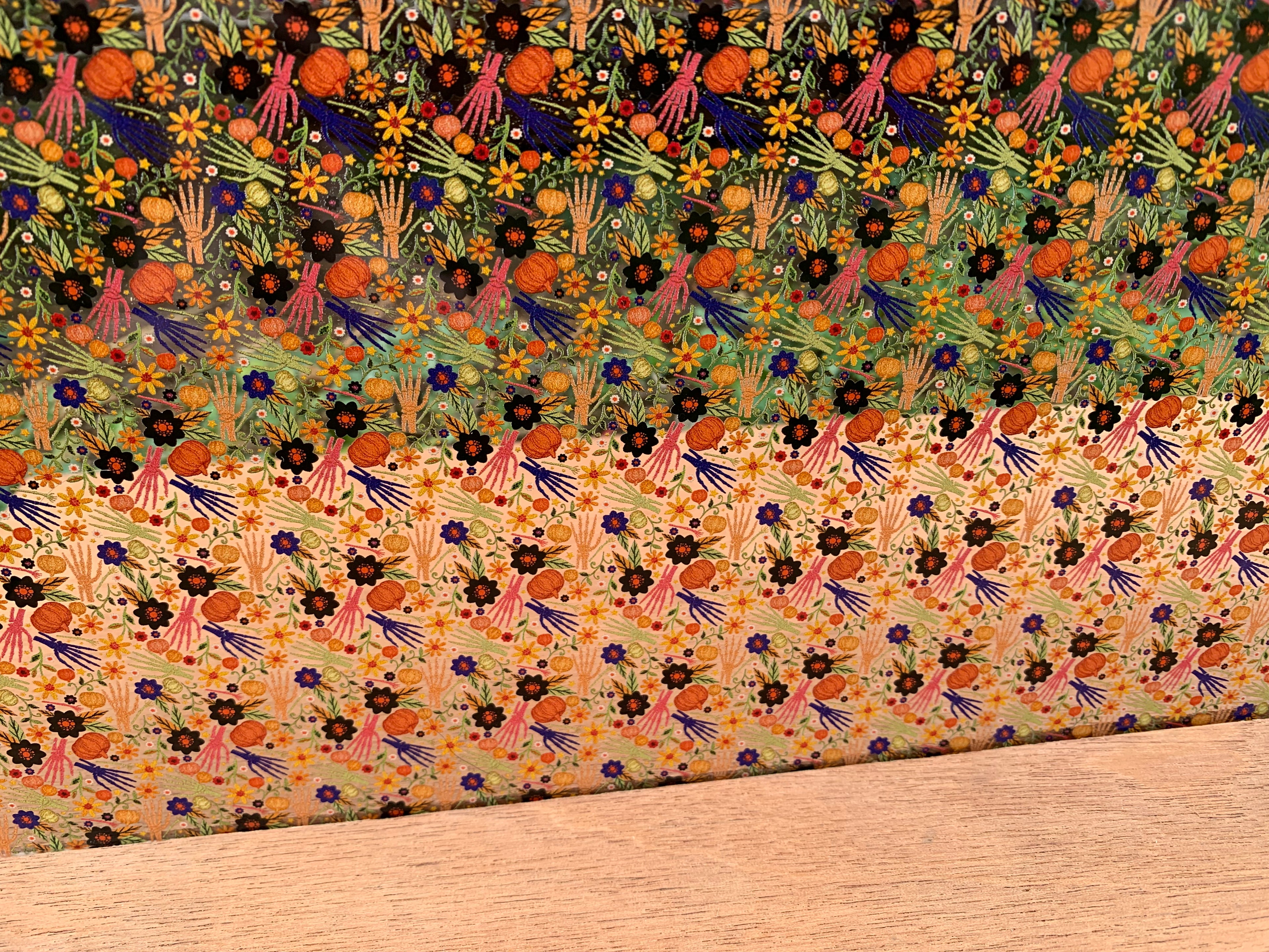 PatternPly® Scattered Skeleton Hand Floral product photo 3