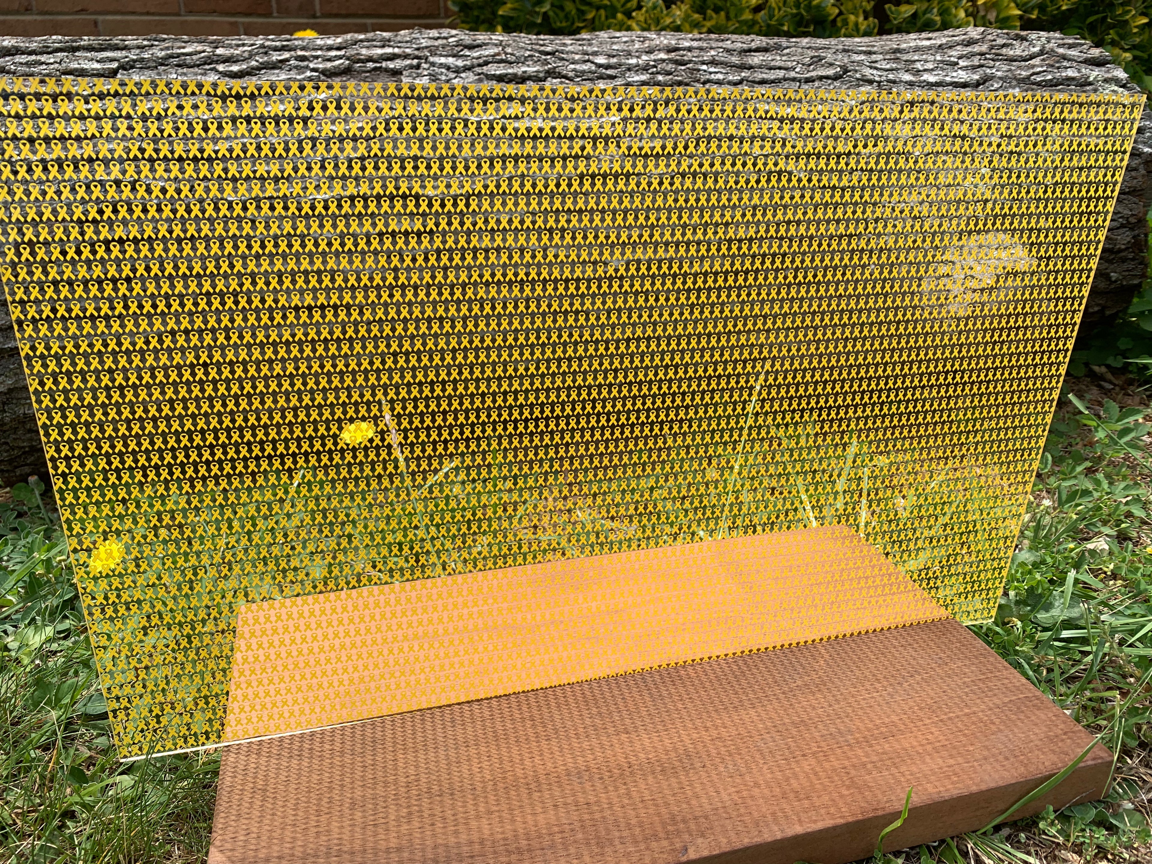PatternPly® Scattered Mini Yellow Ribbons product photo 3