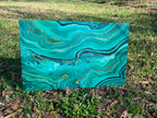 PatternPly® Full Coverage Jade Swirl sheet showing the pattern