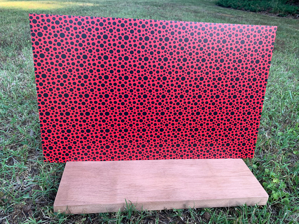 PatternPly® Full Coverage Ladybug sheet showing the pattern