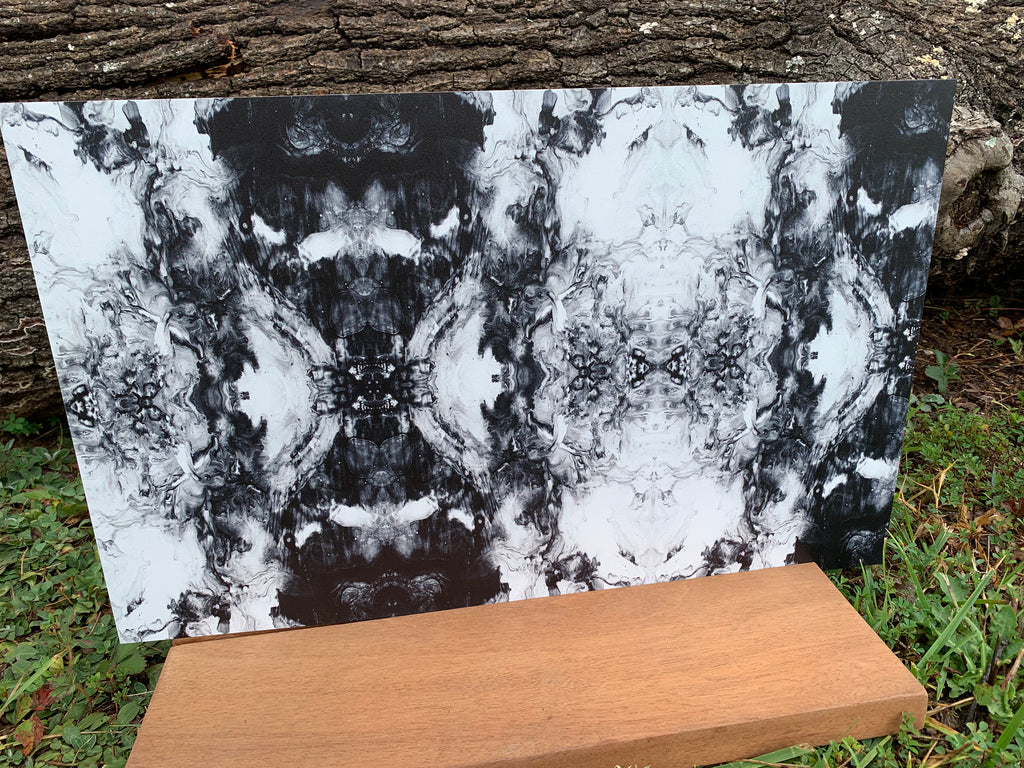 PatternPly® Full Coverage Black and White Smoky Swirls product photo 4