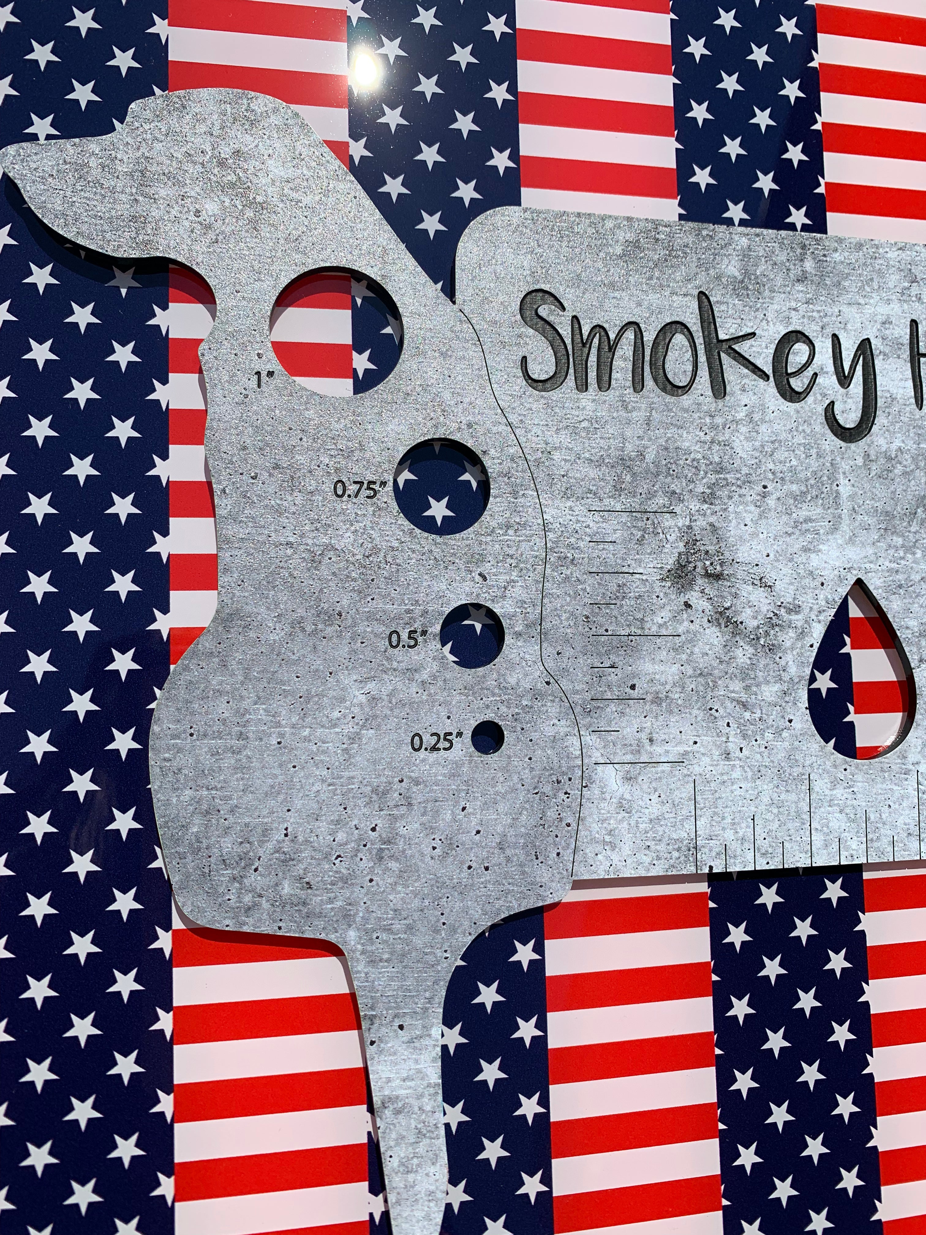 PatternPly® Full Coverage US Flag Repeating with White Background product photo 2
