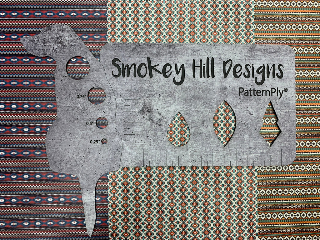 PatternPly® Full Coverage Micro Aztec Trio sheet showing the pattern