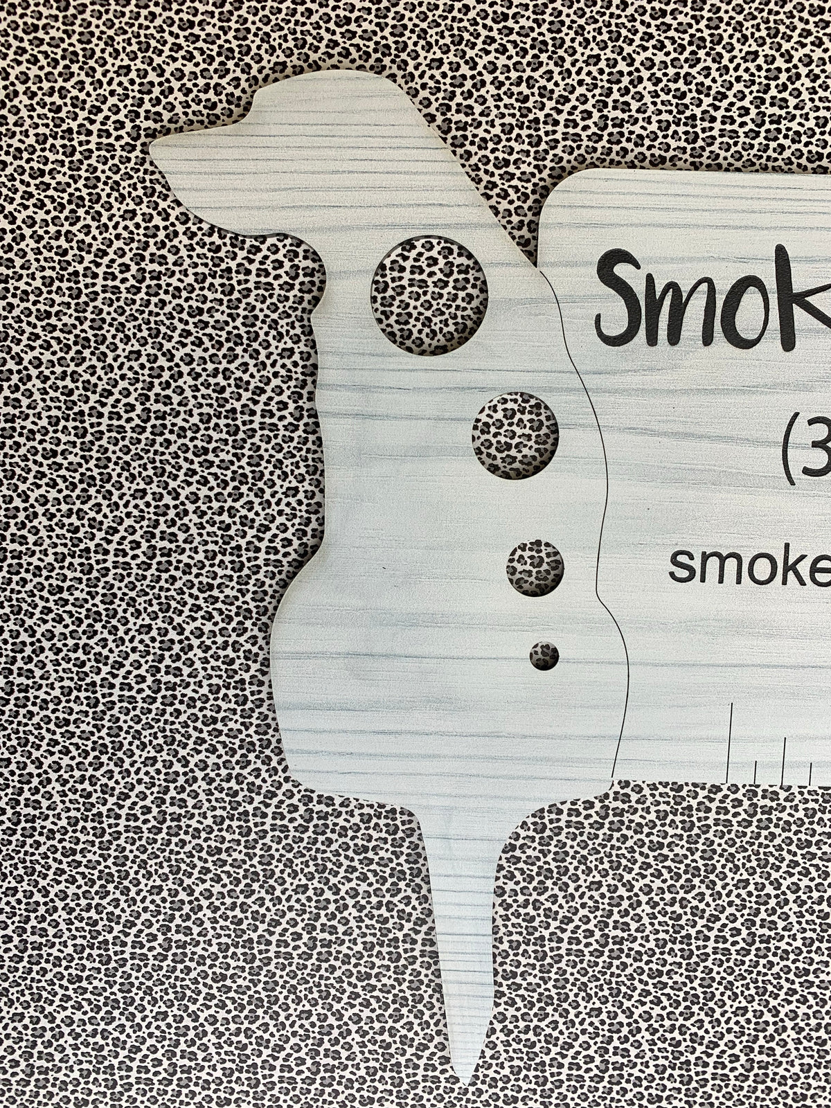 PatternPly® Full Coverage Micro Snow Leopard sheet showing the pattern