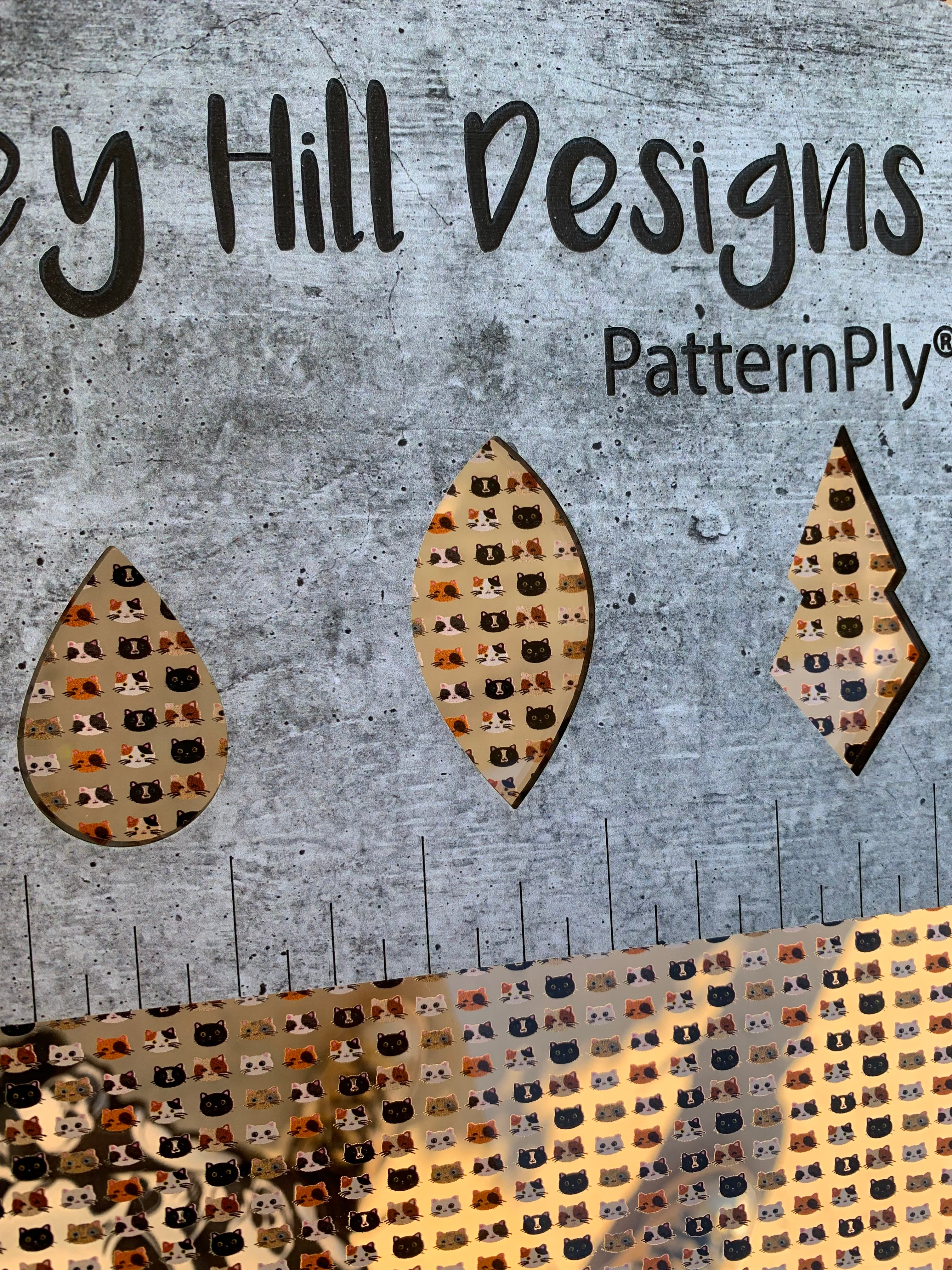 PatternPly® Scattered Micro Cats sheet showing the pattern