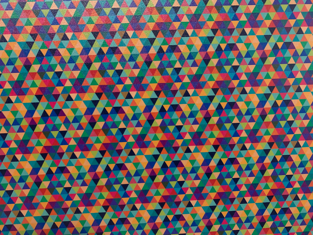 PatternPly® Full Coverage Triangles sheet showing the pattern