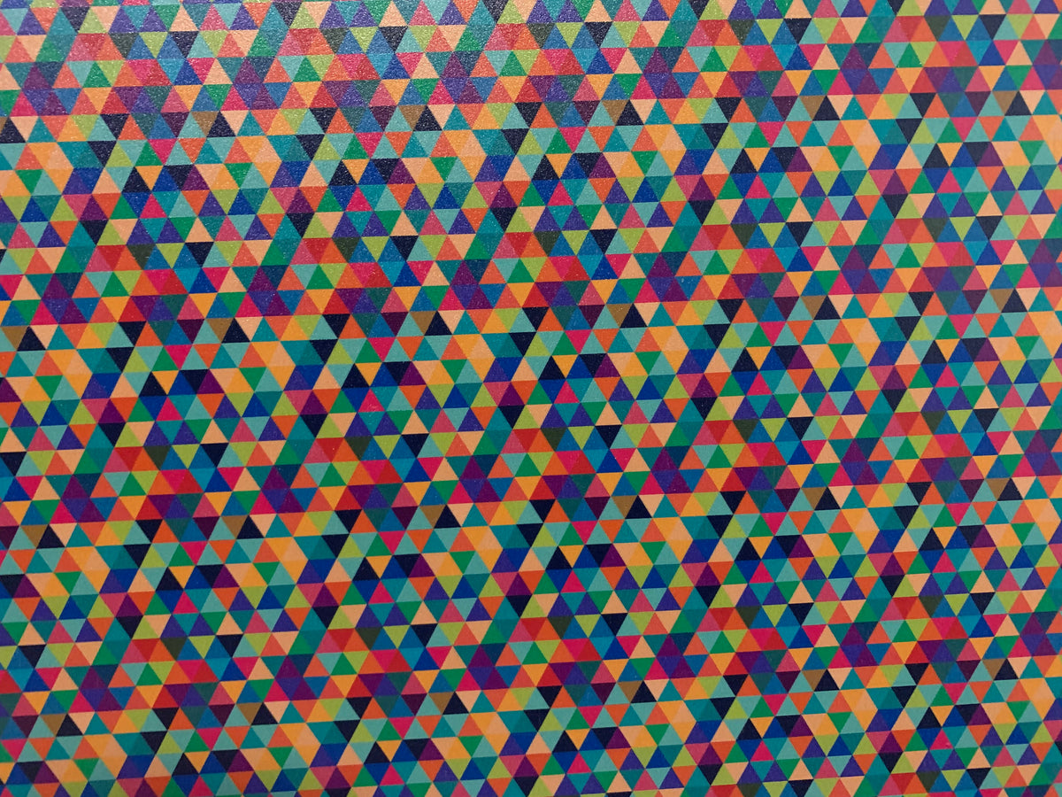 PatternPly® Full Coverage Triangles sheet showing the pattern