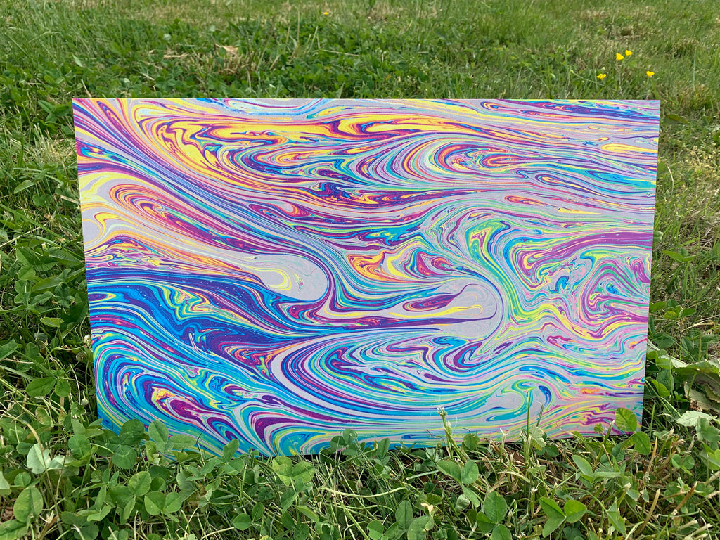 PatternPly® Full Coverage Melting Swirl sheet showing the pattern