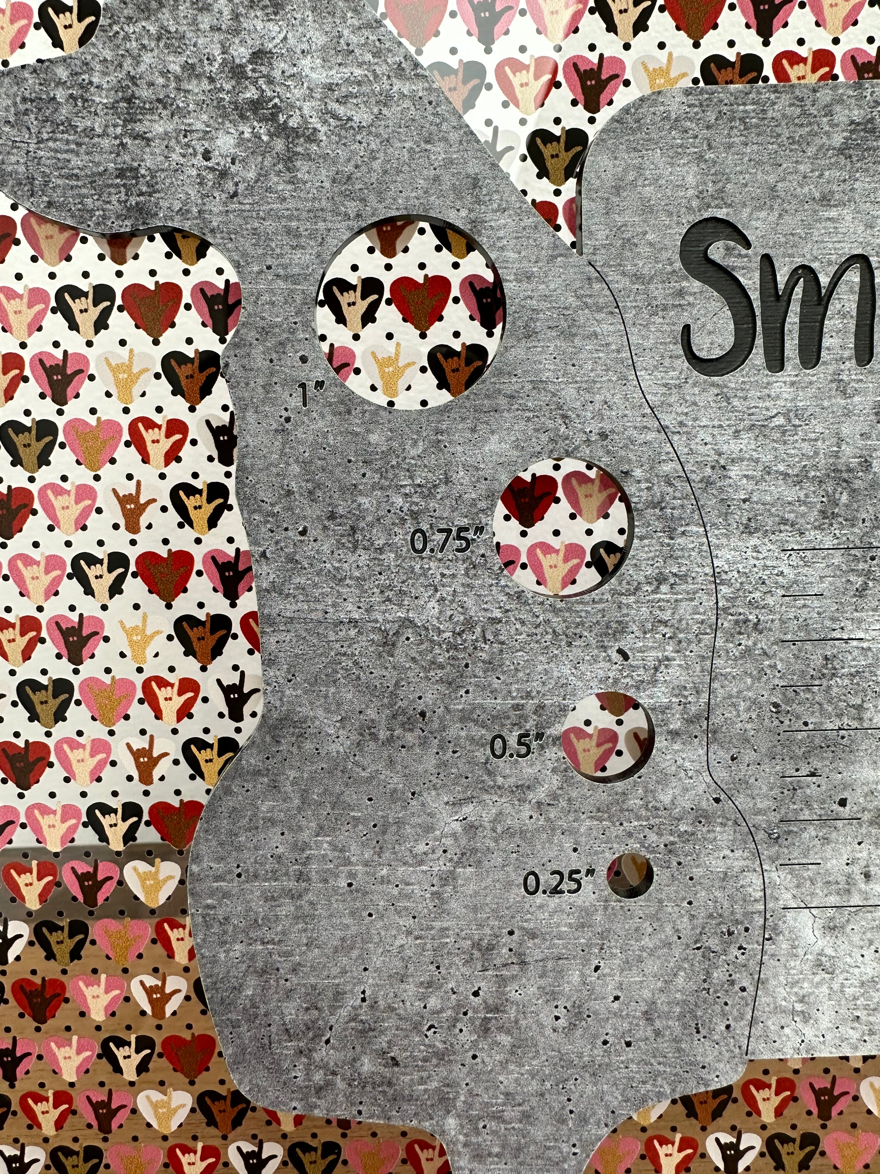 PatternPly® Scattered Multicultural Sign Language Hands product photo 4