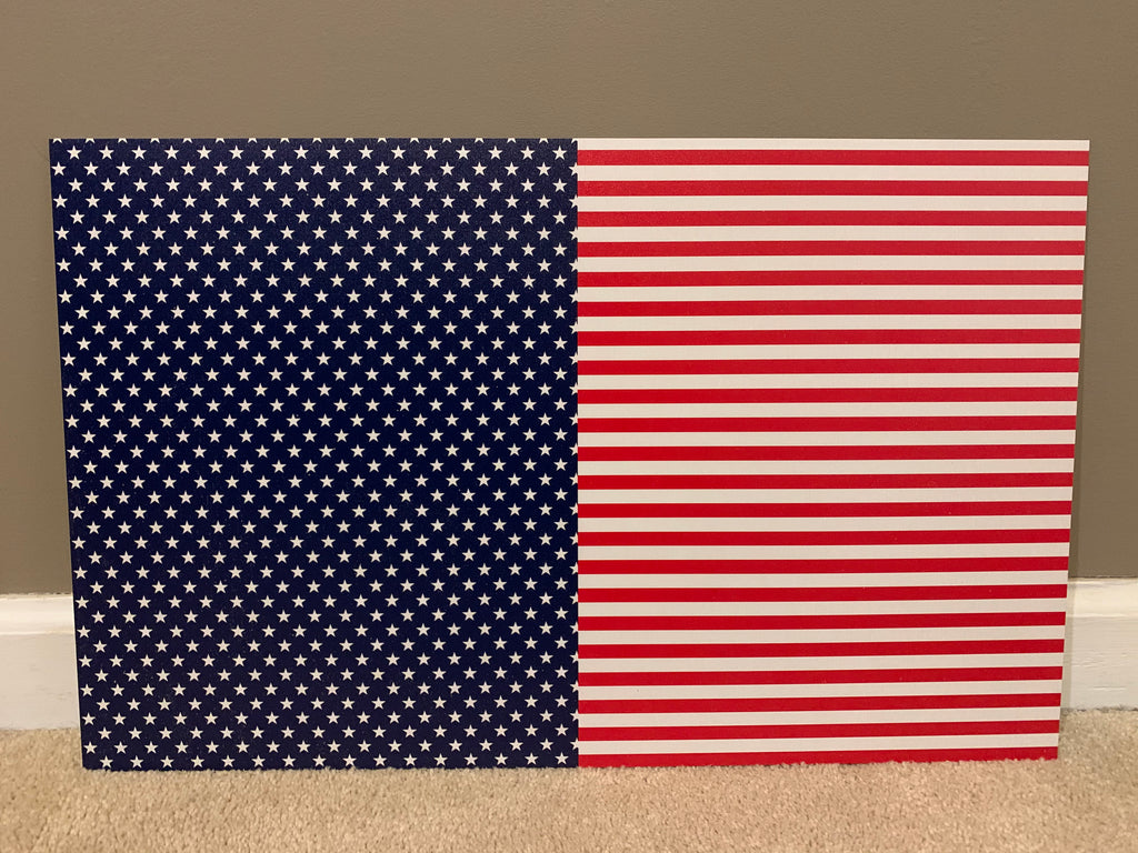 PatternPly® Full Coverage US Flag sheet showing the pattern