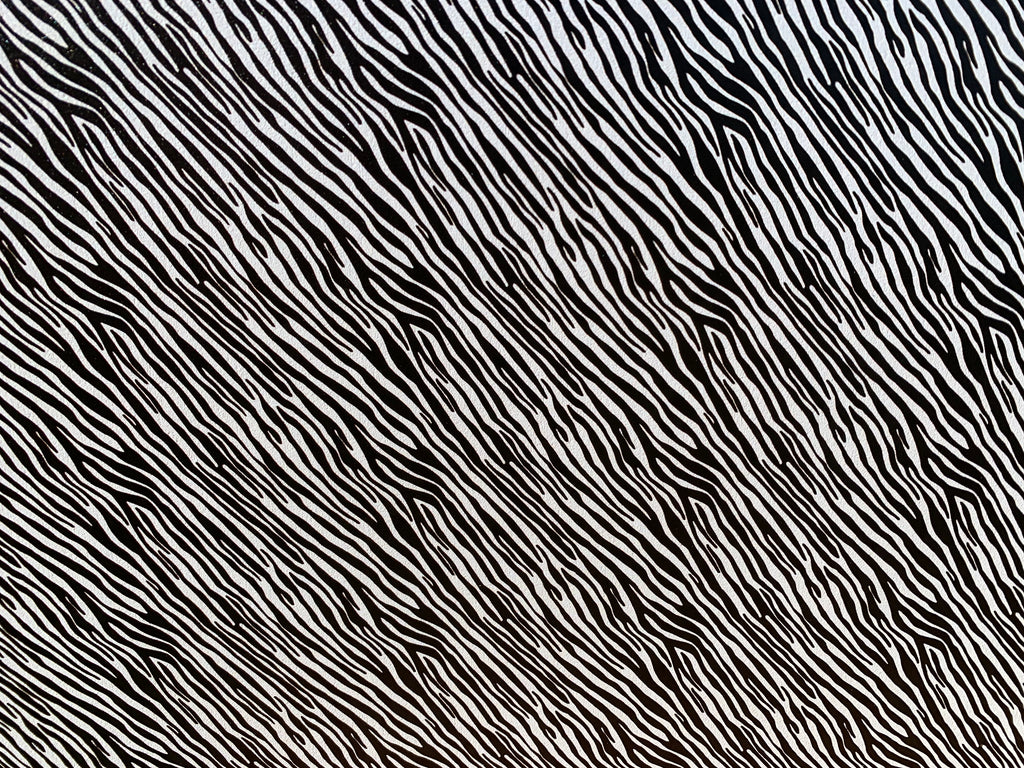 PatternPly® Full Coverage Micro Zebra sheet showing the pattern