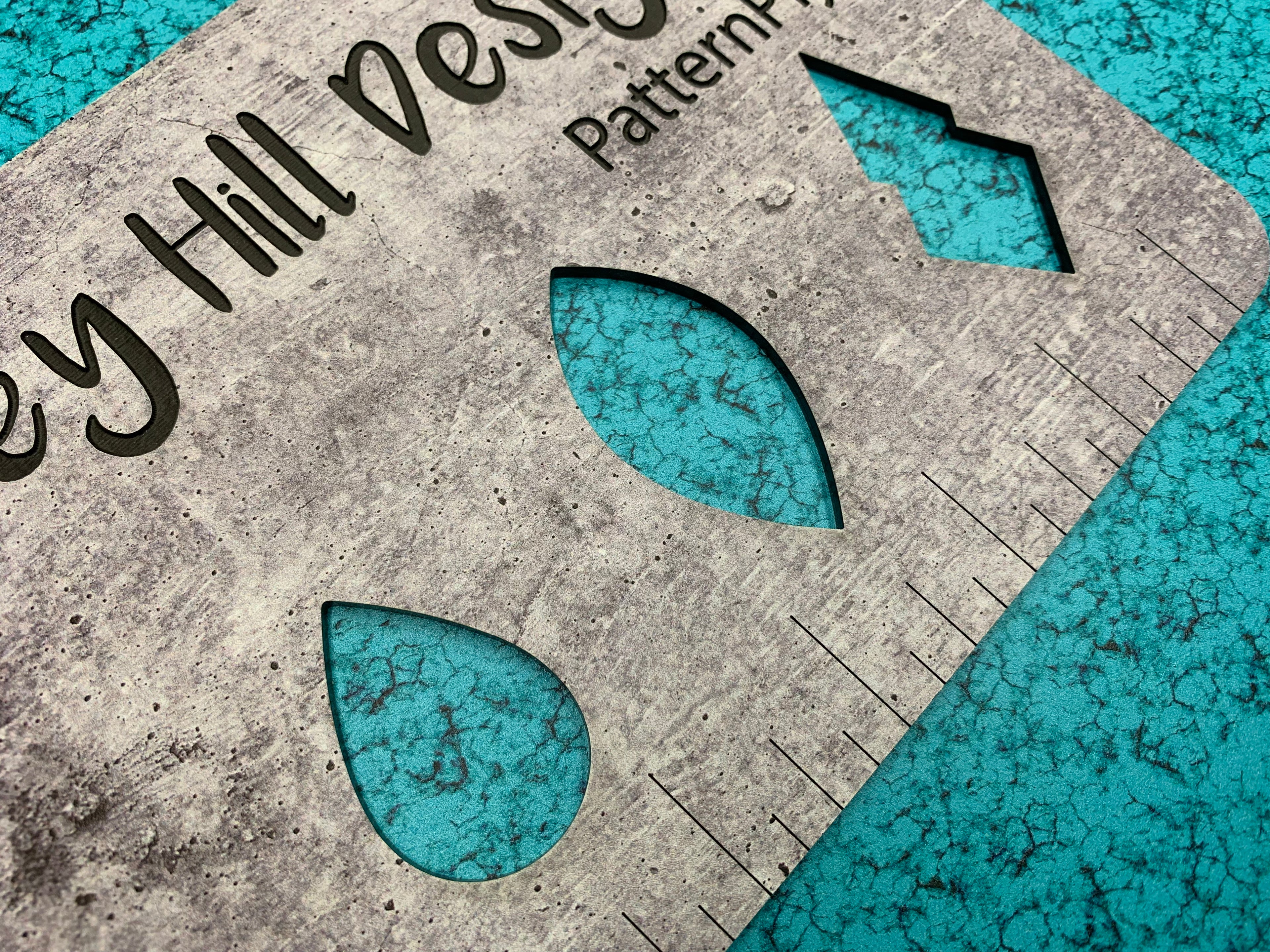 PatternPly® Full Coverage Micro Turquoise sheet showing the pattern
