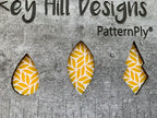 PatternPly® Scattered Leaves WHITE product photo 6