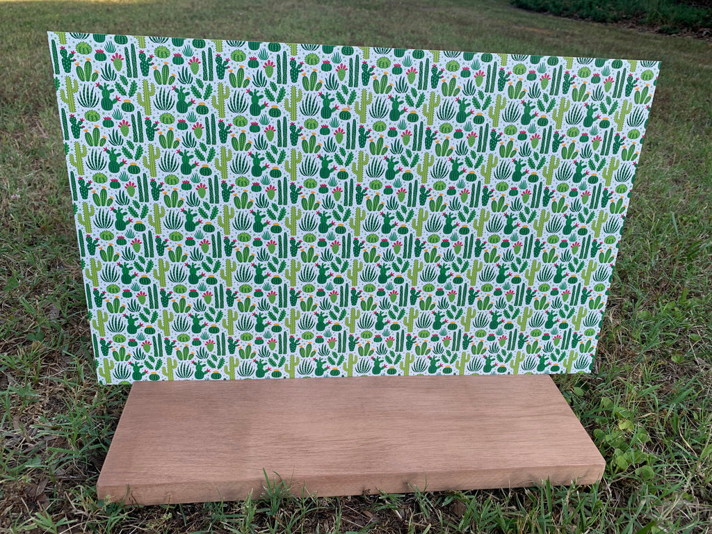 PatternPly® Full Coverage Cacti sheet showing the pattern