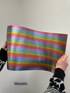 PatternPly® Transparent Rainbow Stripe Glitter* product photo 2