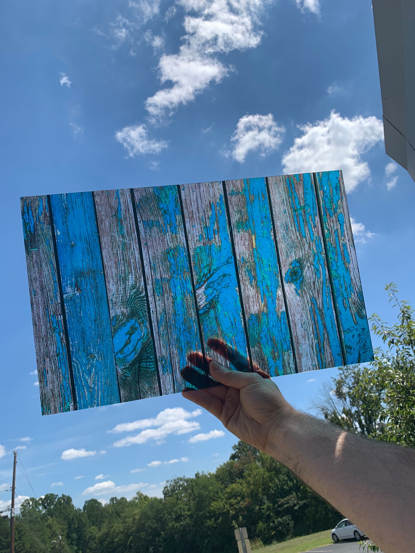 PatternPly® Acrylic Transparent Blue Rustic
