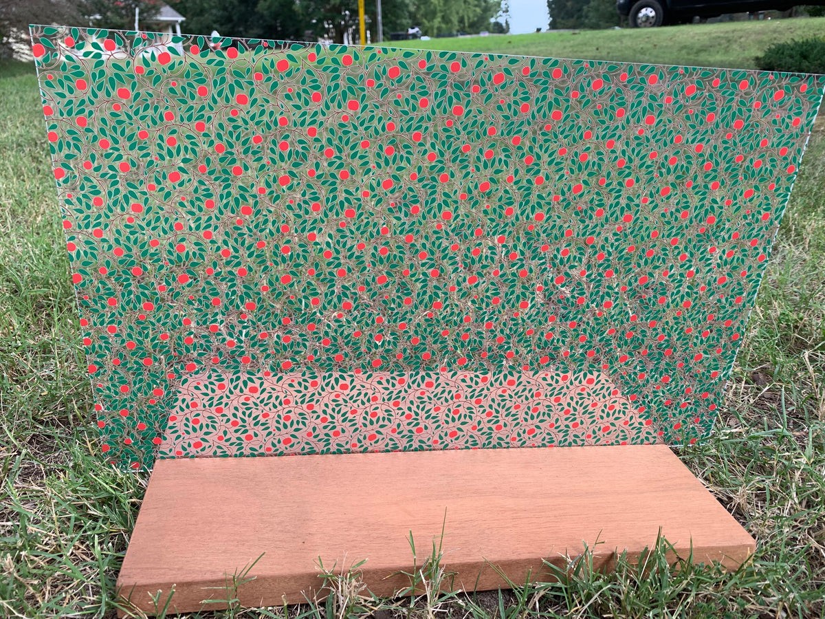 PatternPly® Scattered Apple Tree sheet showing the pattern