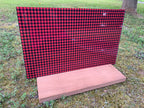 PatternPly® Transparent Buffalo Plaid sheet showing the pattern