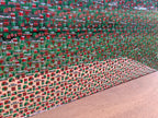 PatternPly® Scattered Red, Green, and White Presents product photo 3