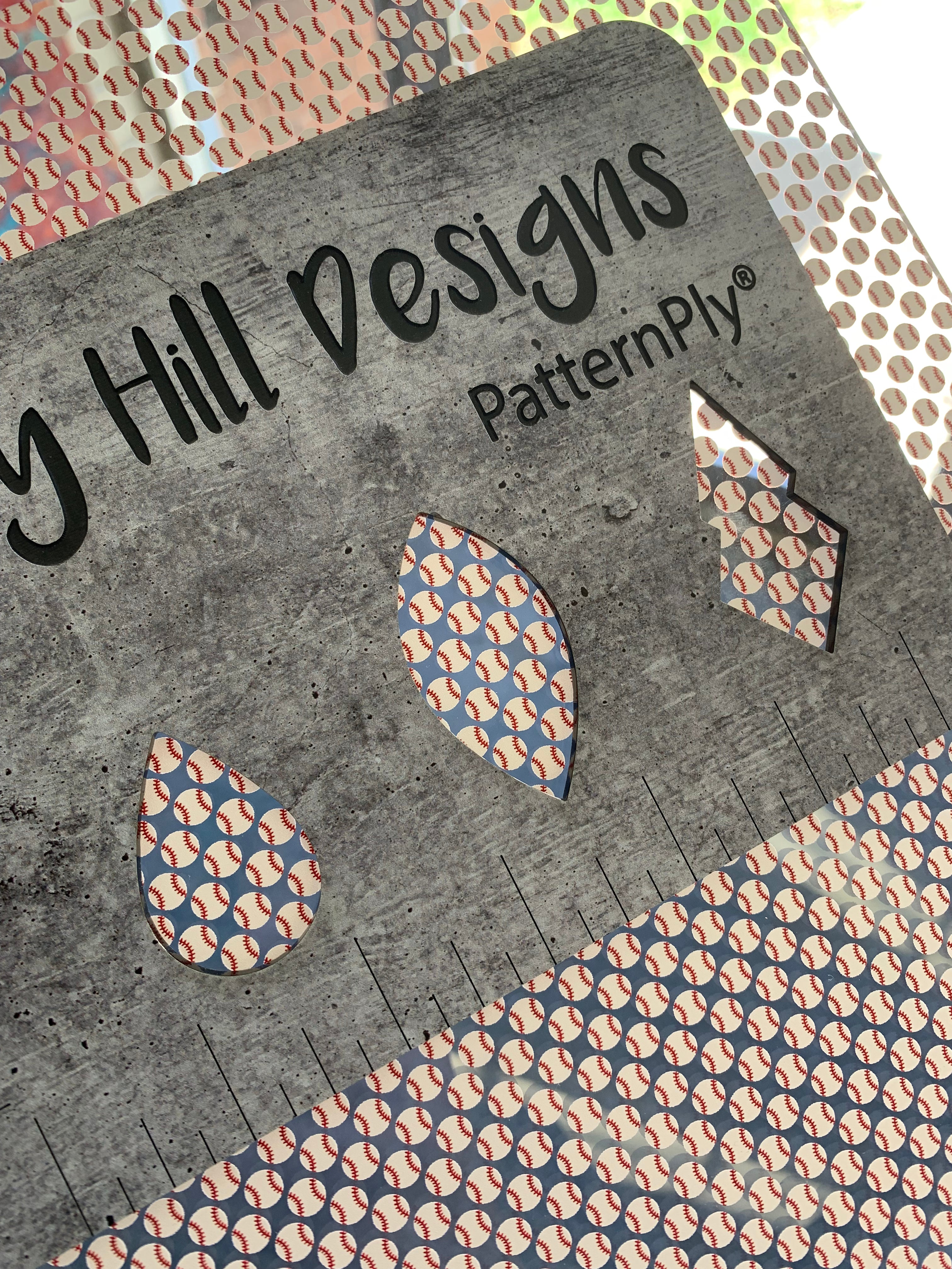 PatternPly® Scattered Micro Baseballs sheet showing the pattern
