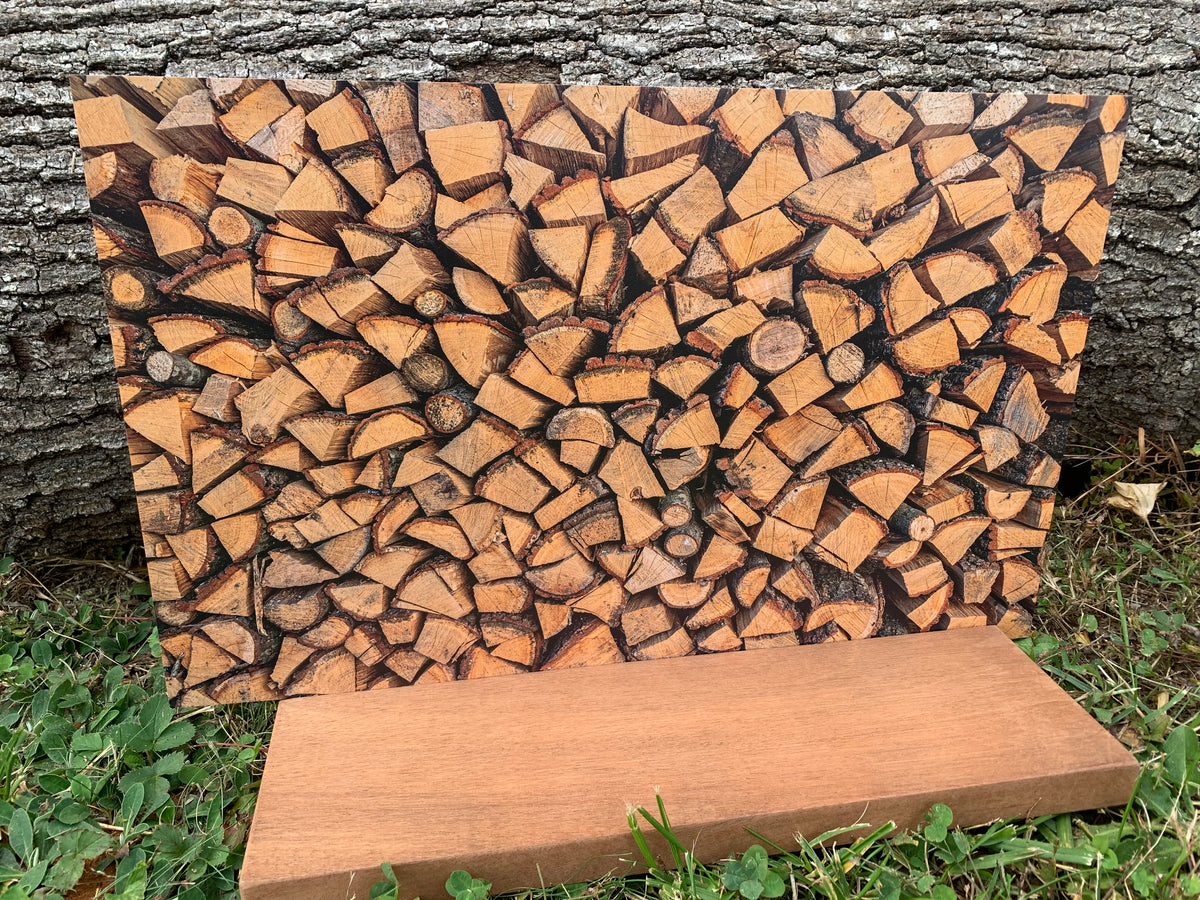 PatternPly® Full Coverage Firewood sheet showing the pattern