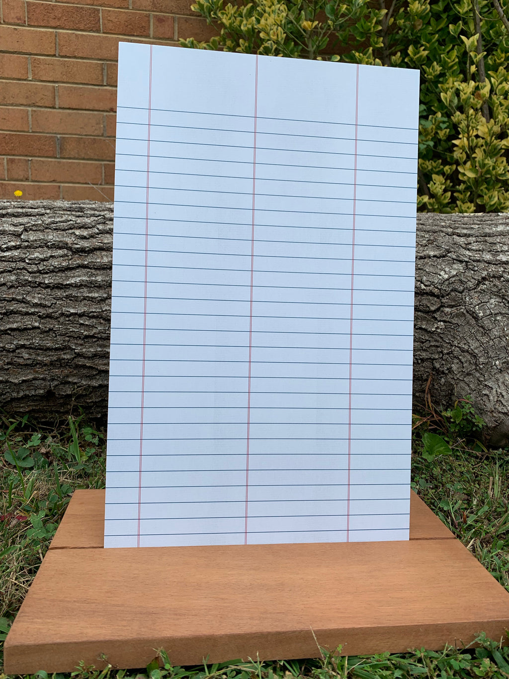 PatternPly® Full Coverage Triple Notebook Paper sheet showing the pattern