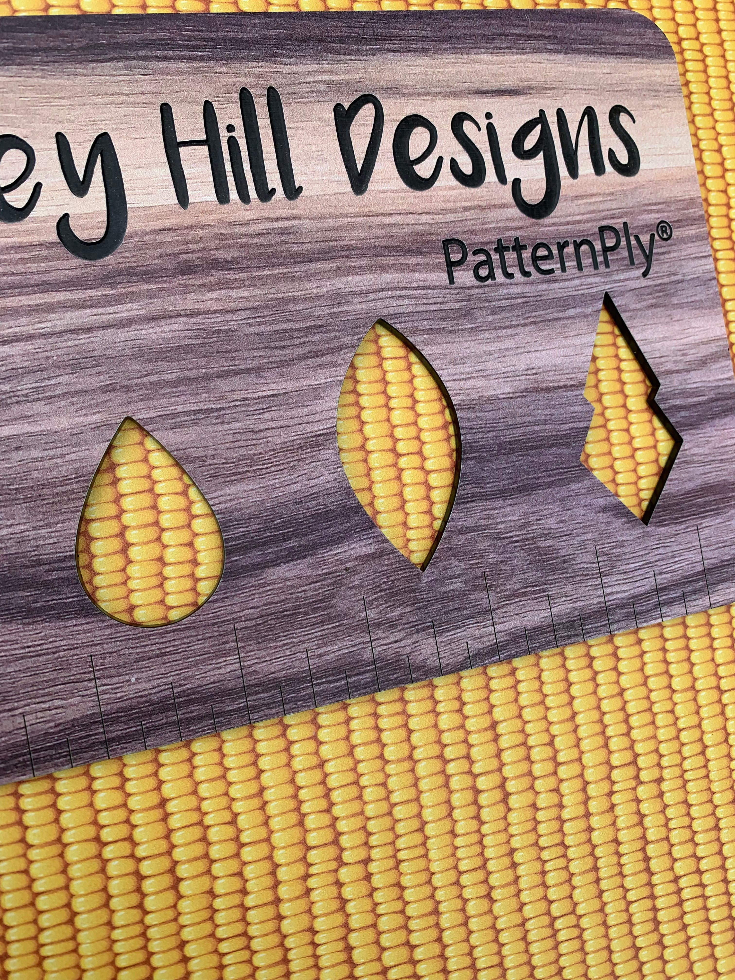 PatternPly® Full Coverage Corn sheet showing the pattern