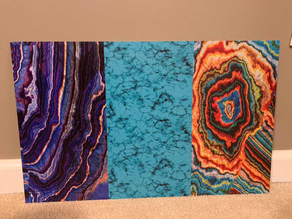 PatternPly® Full Coverage Gem Sampler: sampler sheet of small art scene designs