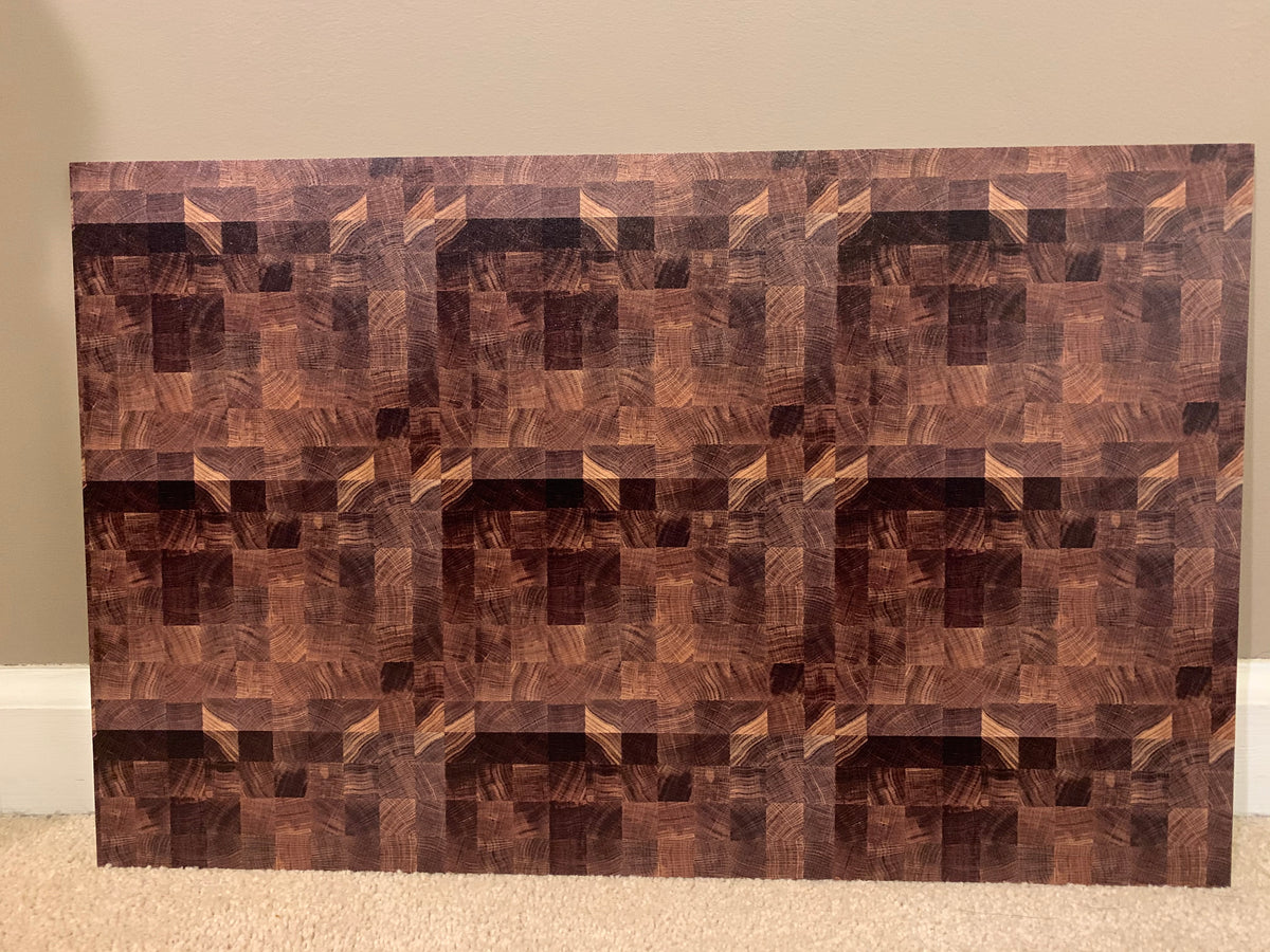 PatternPly® Full Coverage Butcher Block sheet showing the pattern