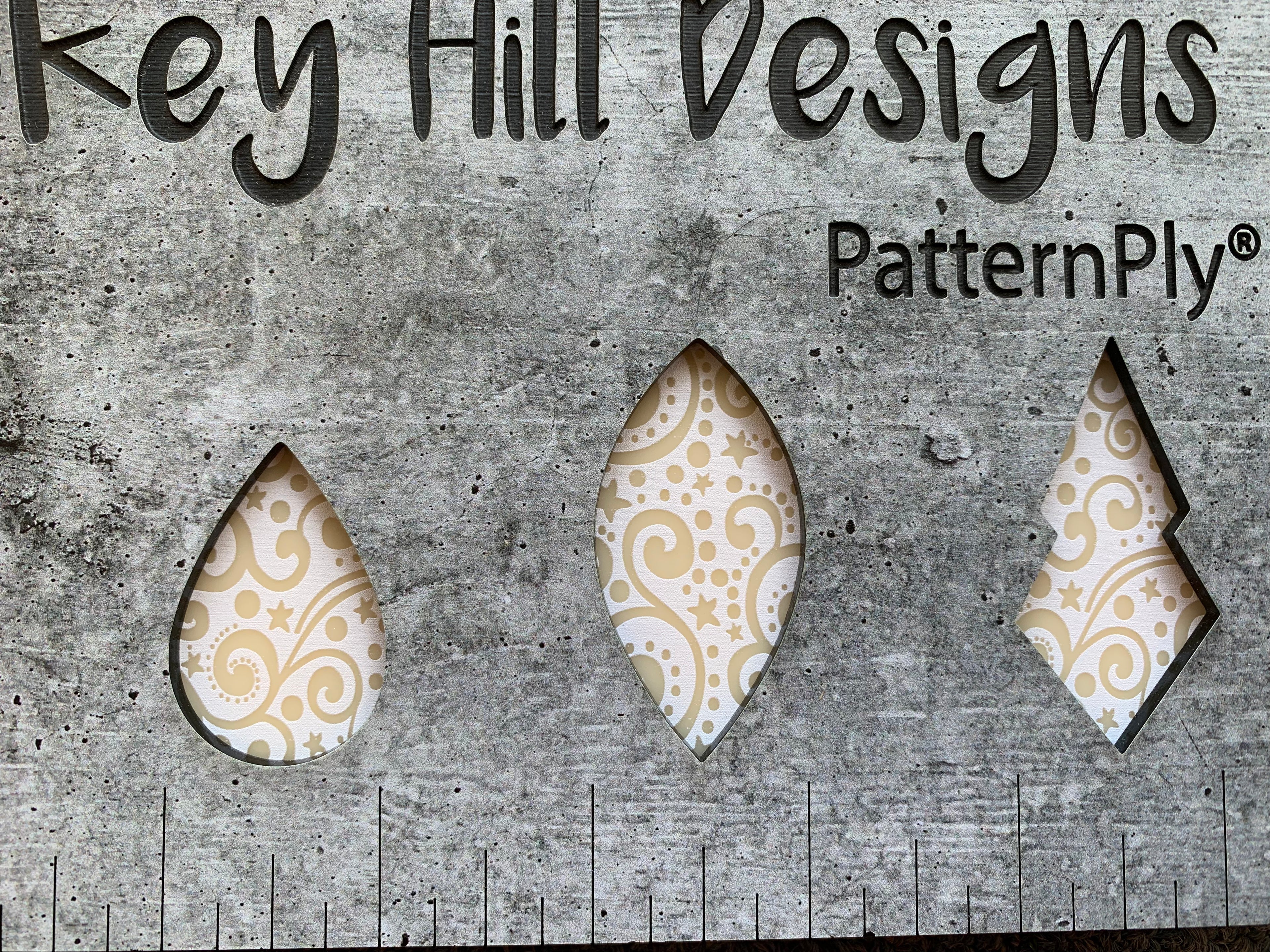 PatternPly® Scattered Christmas Scrolls WHITE product photo 4