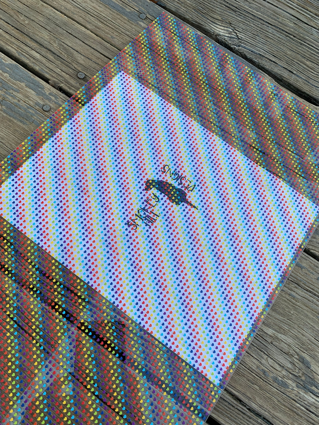 PatternPly® Scattered Micro Rainbow Hearts product photo 5