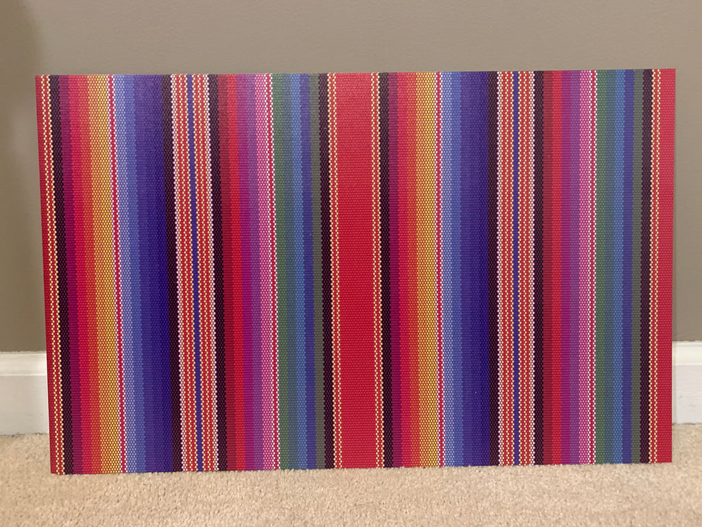 PatternPly® Full Coverage Serape sheet showing the pattern