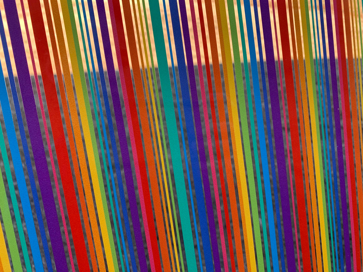 PatternPly® Scattered Spaced Rainbow Stripes product photo 2