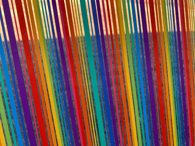 PatternPly® Scattered Spaced Rainbow Stripes